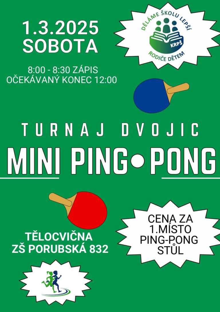 leták ping pong